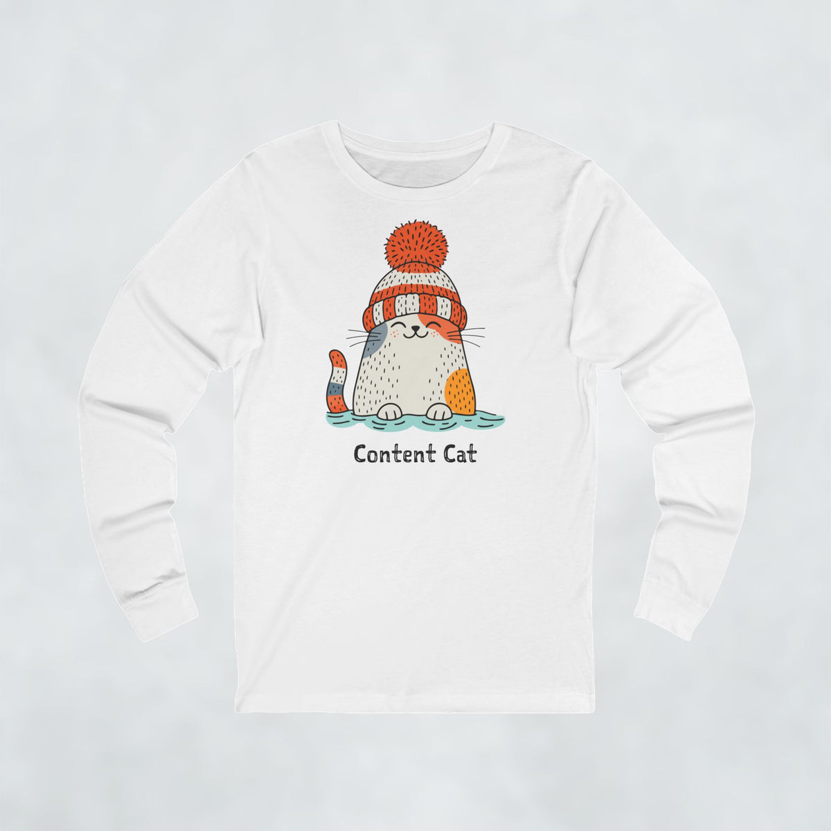 Content Cat Wild Swim Long Sleeve Tee