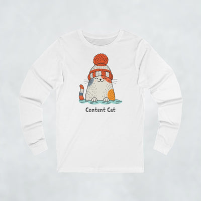 Content Cat Wild Swim Long Sleeve Tee