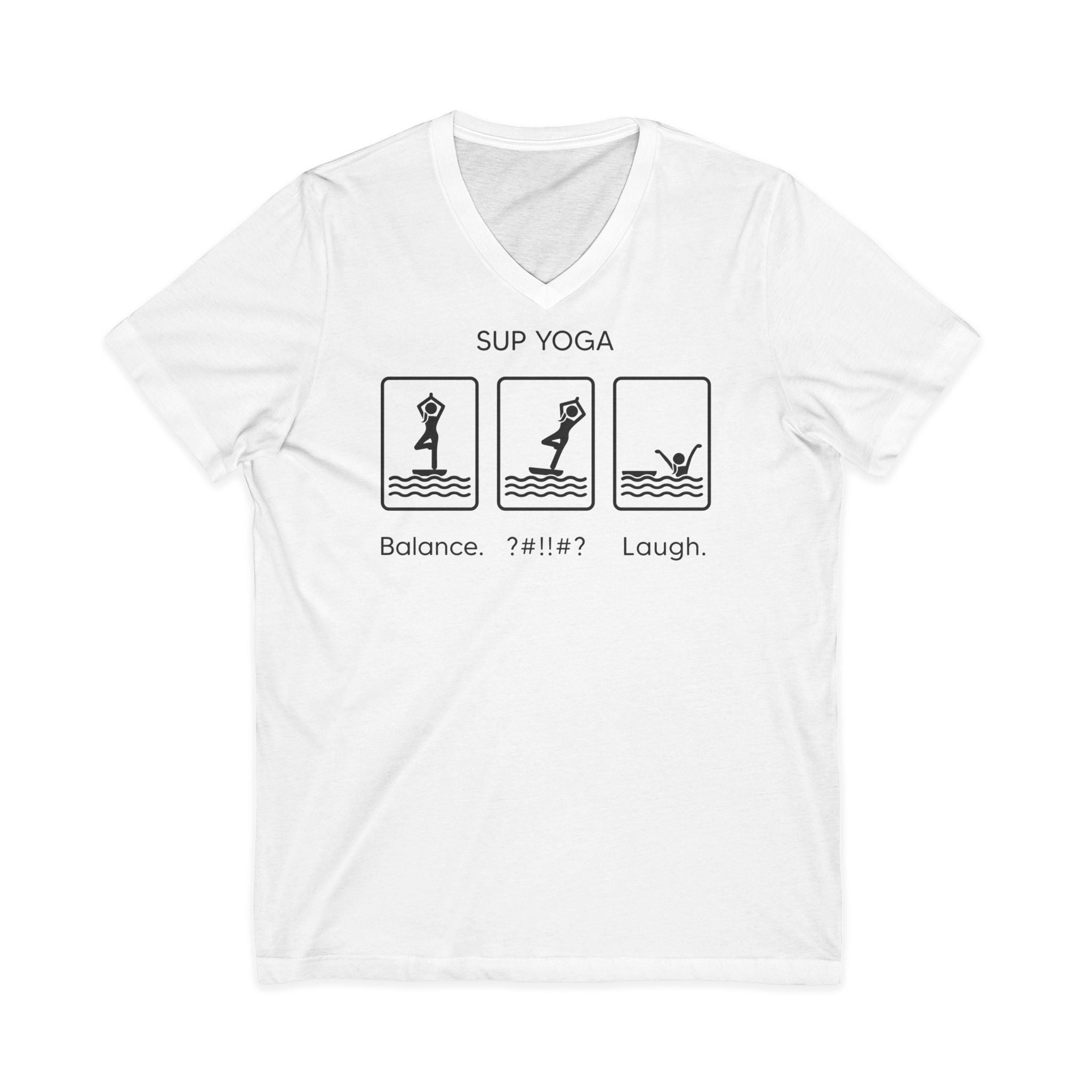 Balance Fall Laugh V-Neck