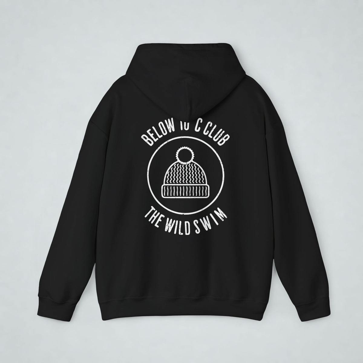 below 10 C club front and back print Hoodie