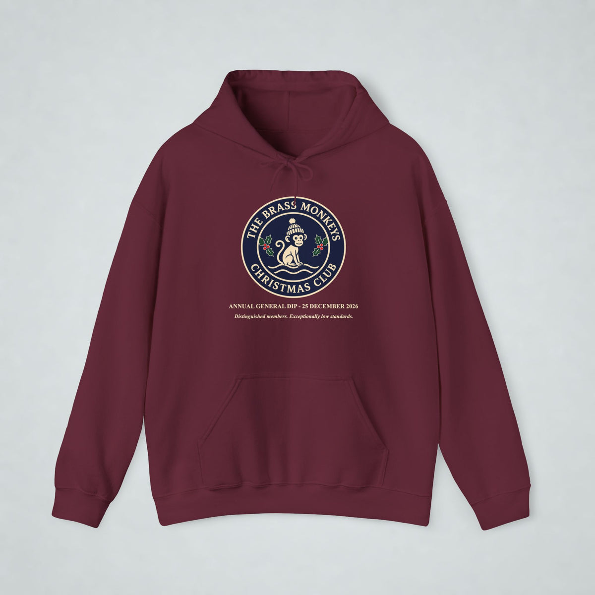 Brass Monkeys Front & Back Print Hoodie