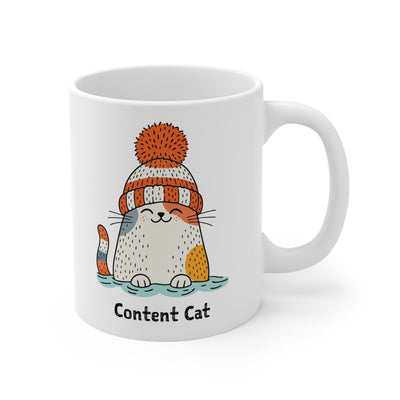 Content Cat Wild Swim Mug