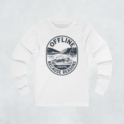 Offline Because Reasons Female Swimmer Long Sleeve T Shirt
