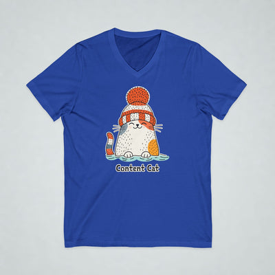 Content Cat Wild Swim V-Neck Tee