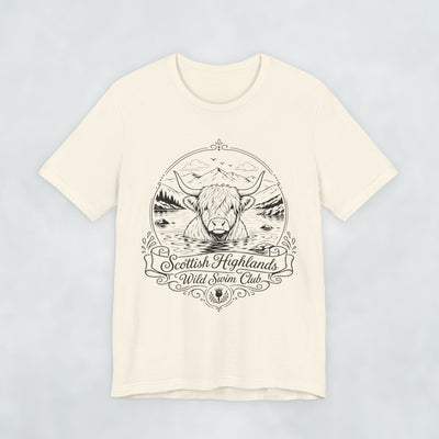 Scottish Highlands Wild Swim Club t shirt