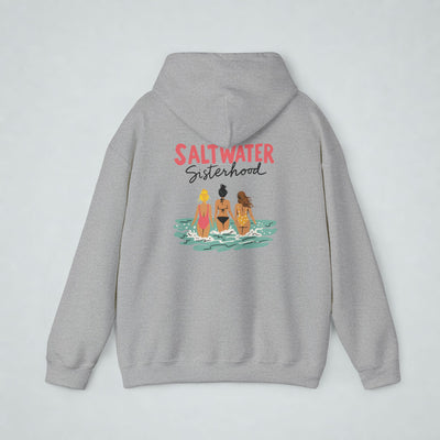 Saltwater Sisterhood Front and Back Print Hoodie