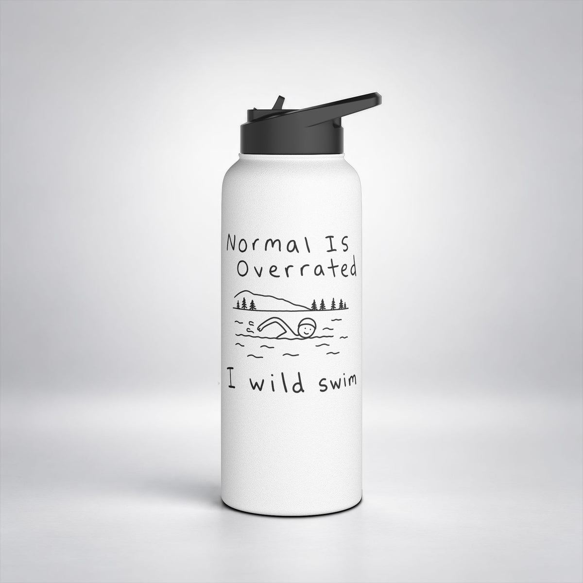 Normal Is Overrated I Wild Swim Insulated Bottle