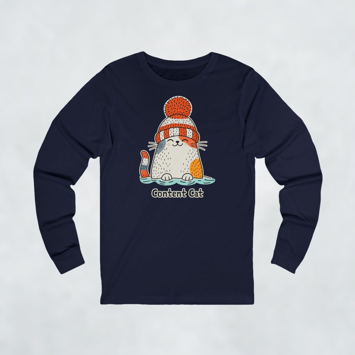 Content Cat Wild Swim Long Sleeve Tee