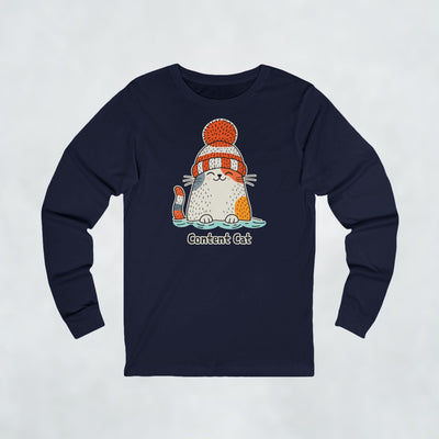 Content Cat Wild Swim Long Sleeve Tee