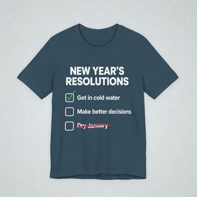 New Years Resolutions Wild Swim T Shirt