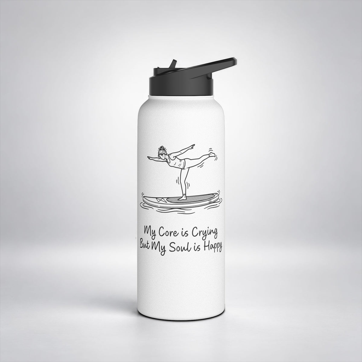 My Core is Crying But My Soul Is Happy Insulated Bottle