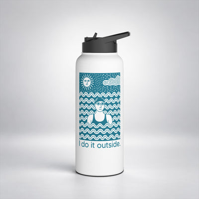 I Do It Outside - female Insulated Bottle
