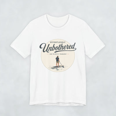 Effortlessly Unbothered Male Paddleboarder