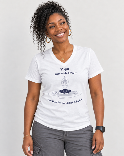 Yoga With Added Peril Short Sleeve V-Neck