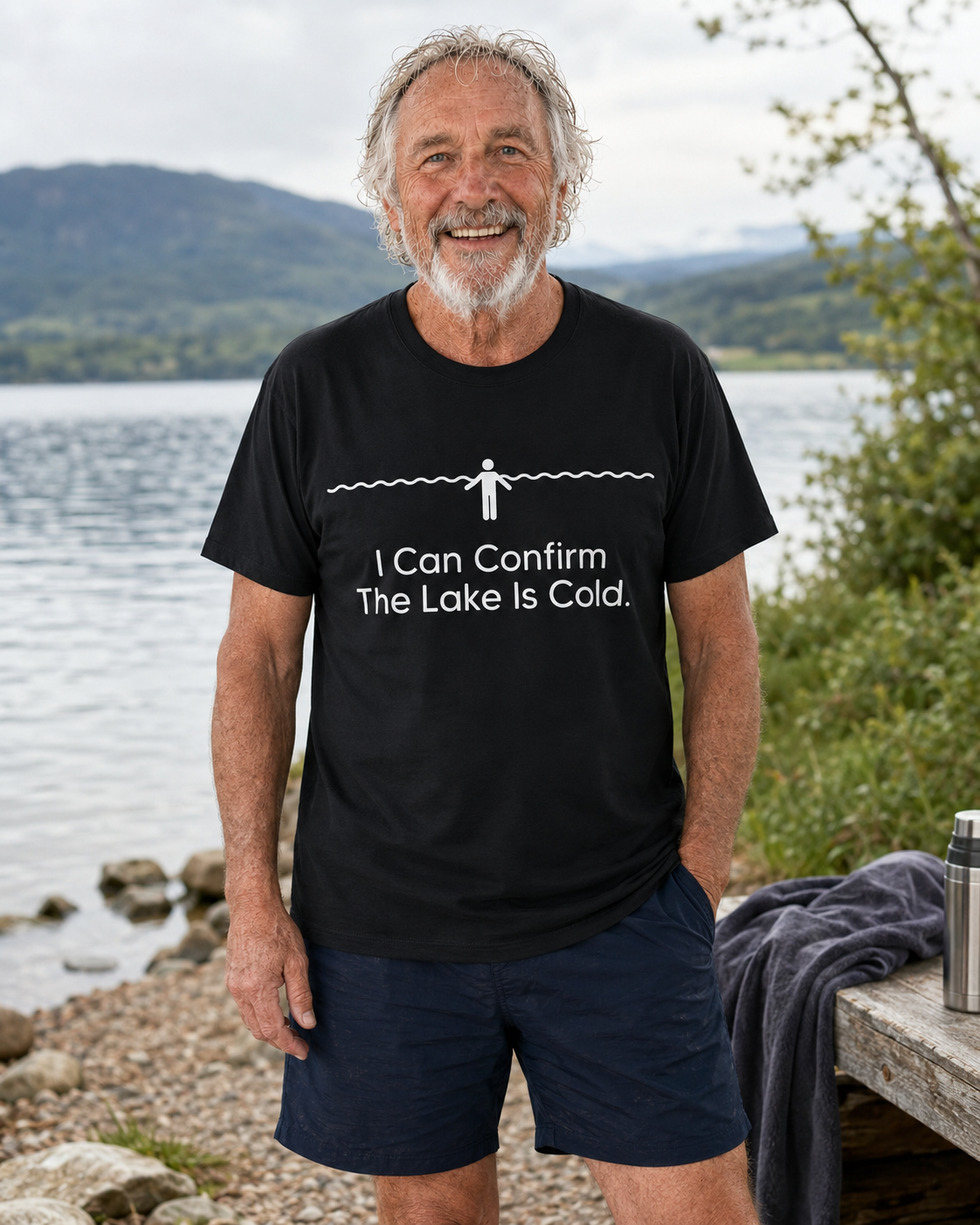 I Can Confirm The Lake Is Cold