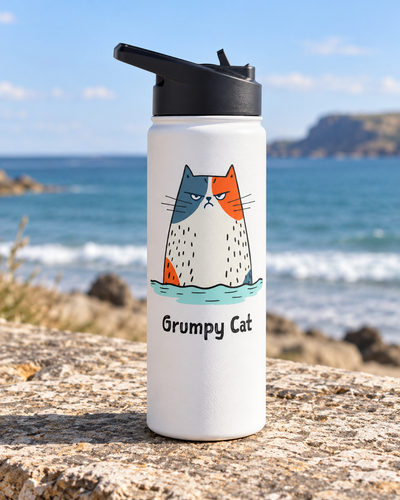 Grumpy Cat Wild Swim Insulated Bottle
