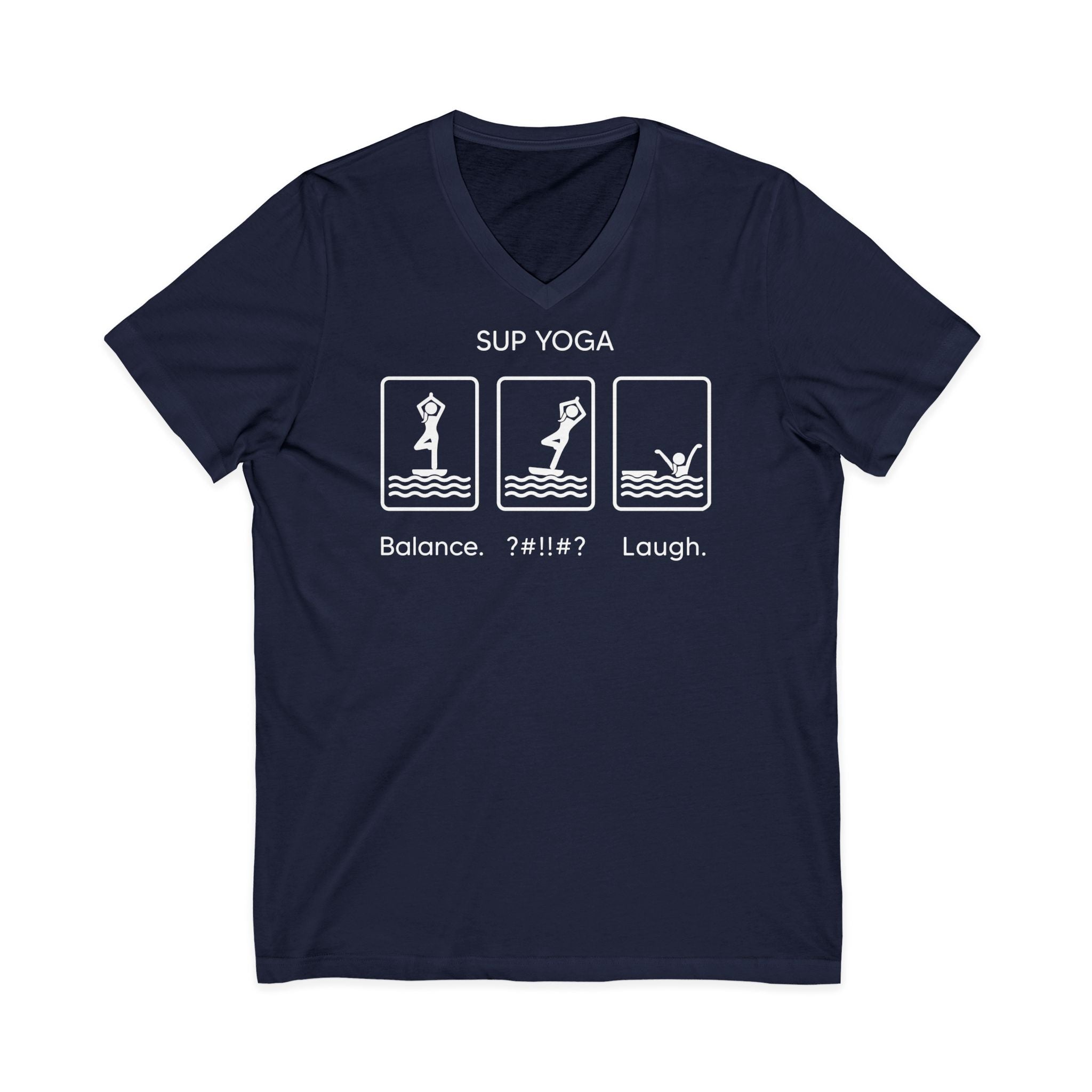Balance Fall Laugh V-Neck
