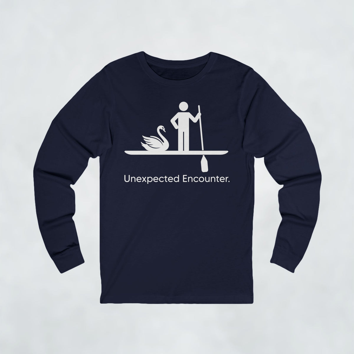Unexpected Swan Encounter Long Sleeve T Shirt