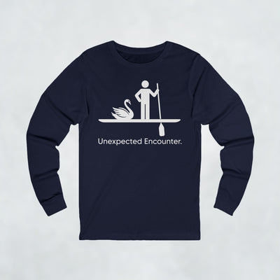 Unexpected Swan Encounter Long Sleeve T Shirt