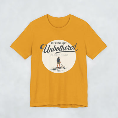 Effortlessly Unbothered Male Paddleboarder