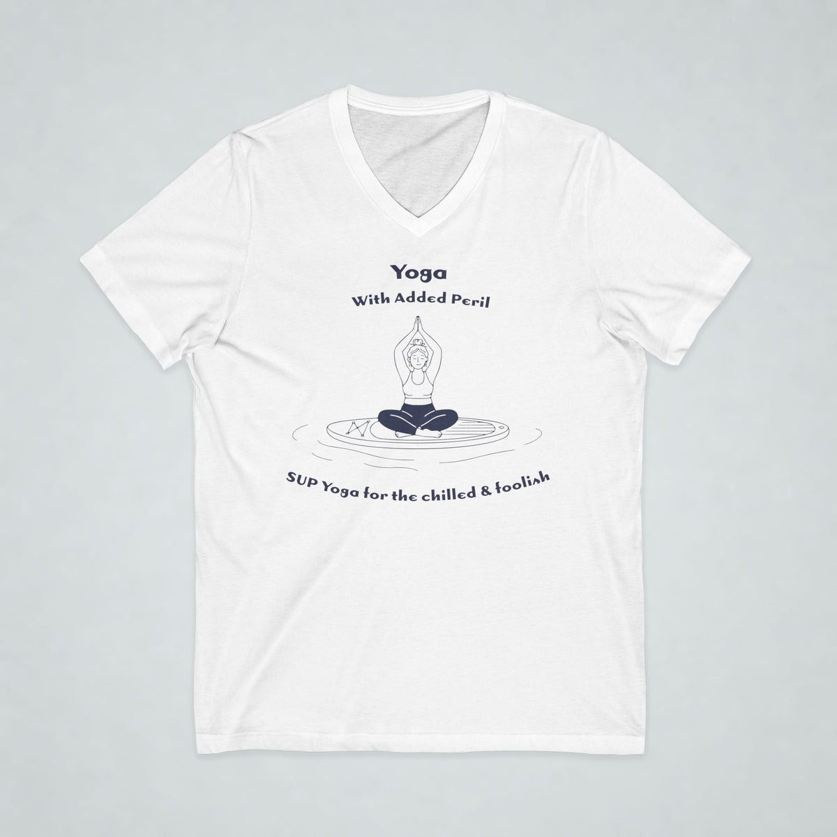 Yoga With Added Peril Short Sleeve V-Neck