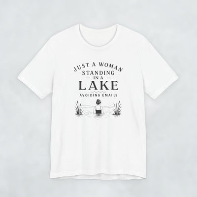 Just A Woman Standing In A Lake