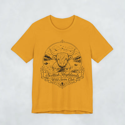 Scottish Highlands Wild Swim Club t shirt
