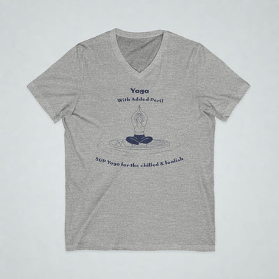 Yoga With Added Peril Short Sleeve V-Neck