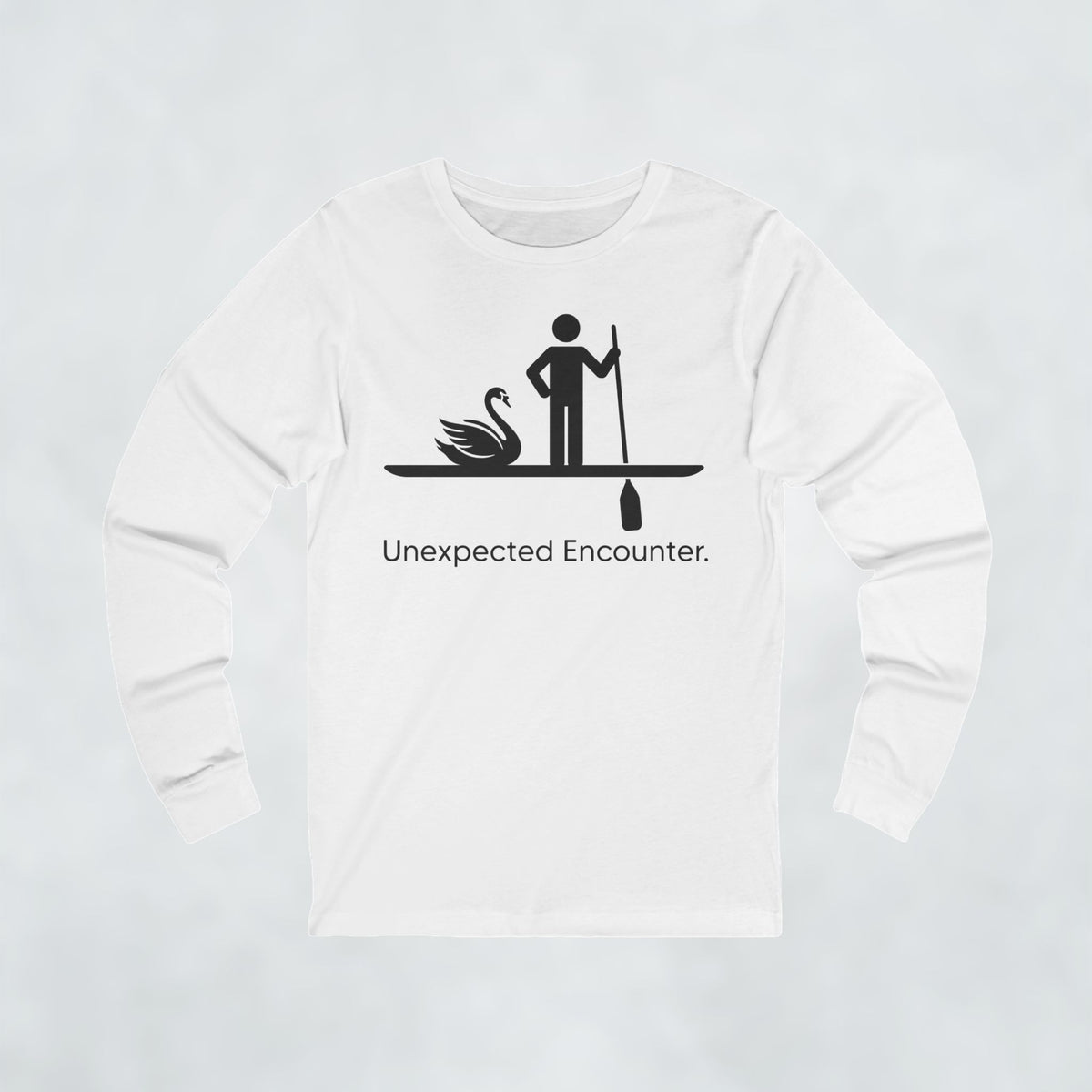 Unexpected Swan Encounter Long Sleeve T Shirt