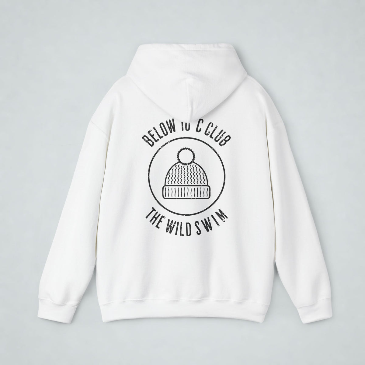 below 10 C club front and back print Hoodie