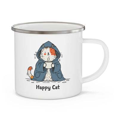 Happy Cat Wild Swim Enamel Mug