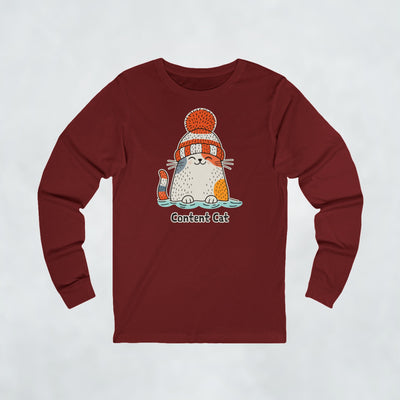 Content Cat Wild Swim Long Sleeve Tee
