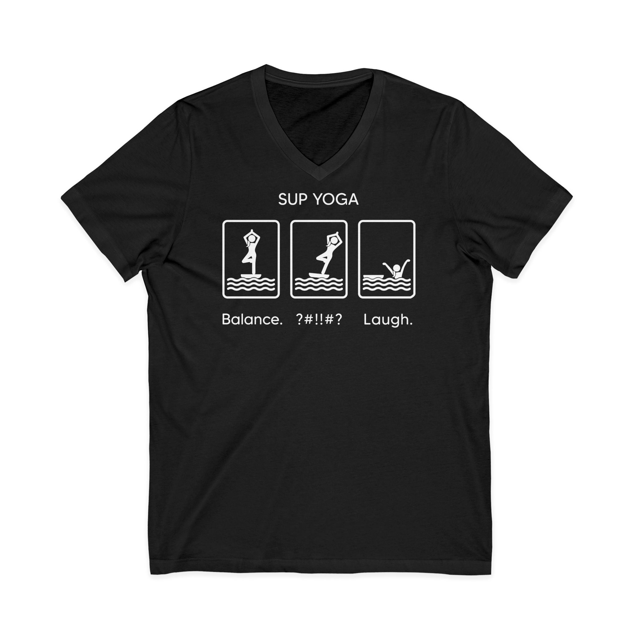 Balance Fall Laugh V-Neck