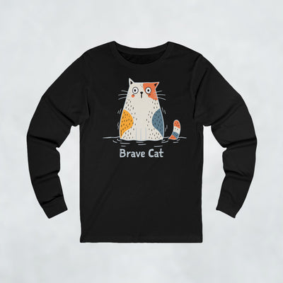 Brave Cat Wild Swim Long Sleeve Tee