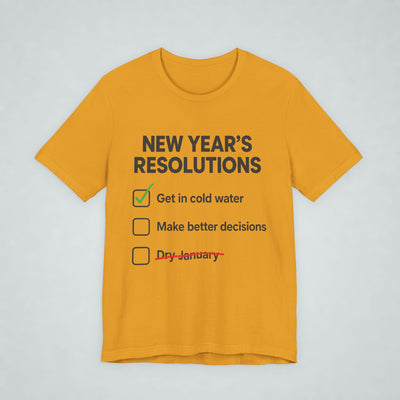 New Years Resolutions Wild Swim T Shirt