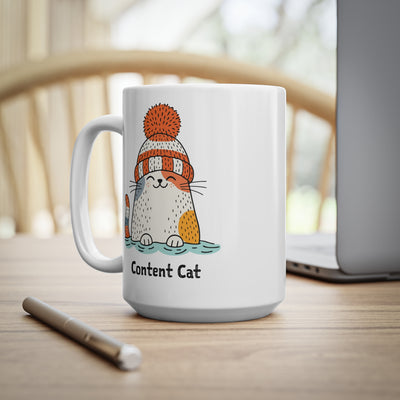 Content Cat Wild Swim Mug