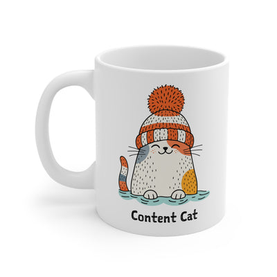 Content Cat Wild Swim Mug
