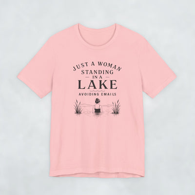 Just A Woman Standing In A Lake