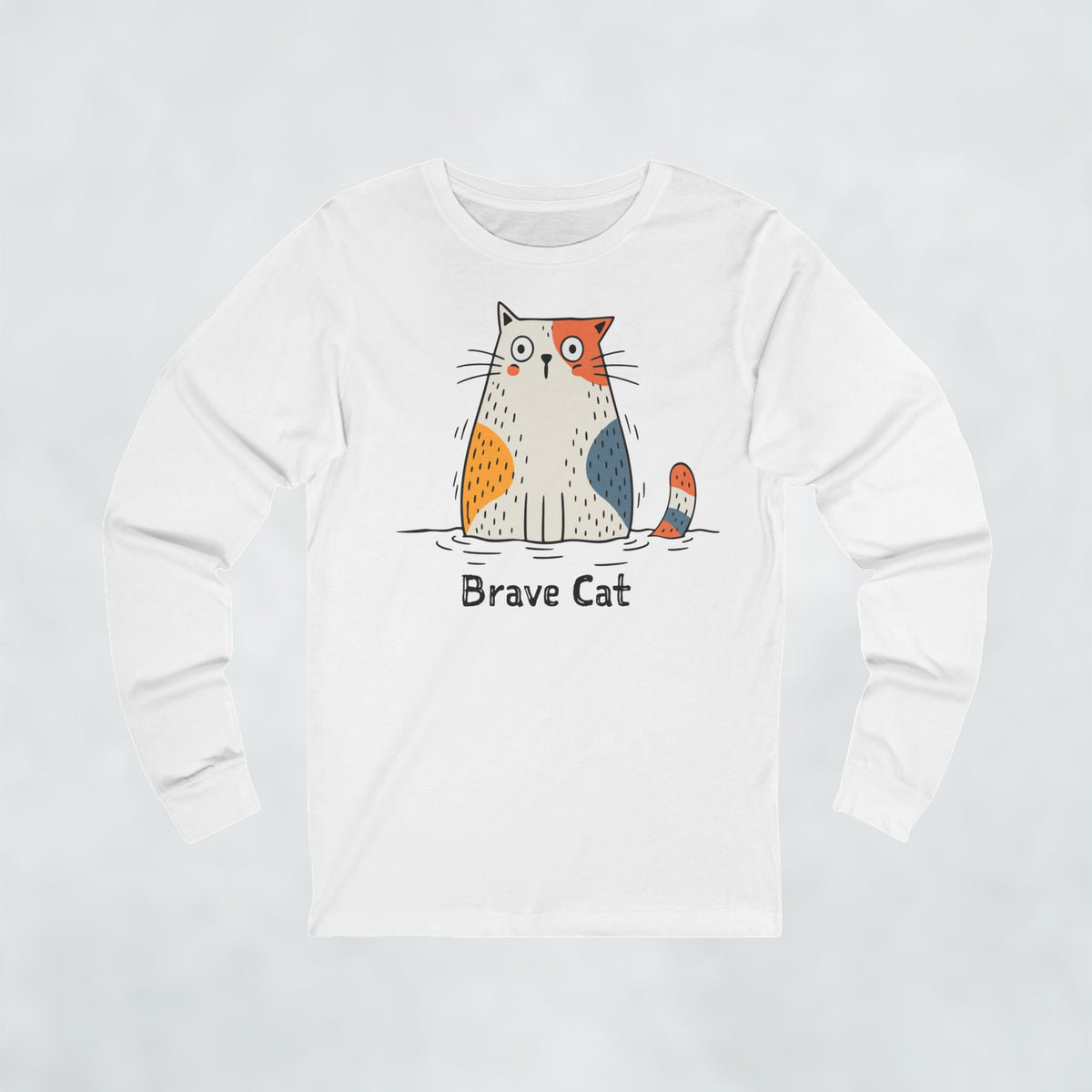 Brave Cat Wild Swim Long Sleeve Tee
