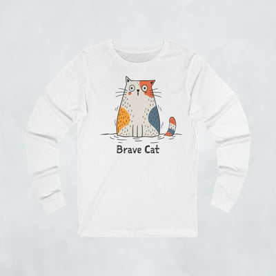 Brave Cat Wild Swim Long Sleeve Tee