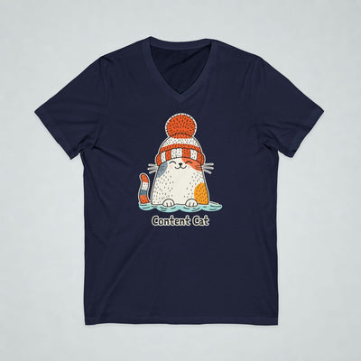 Content Cat Wild Swim V-Neck Tee