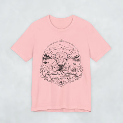 Scottish Highlands Wild Swim Club t shirt