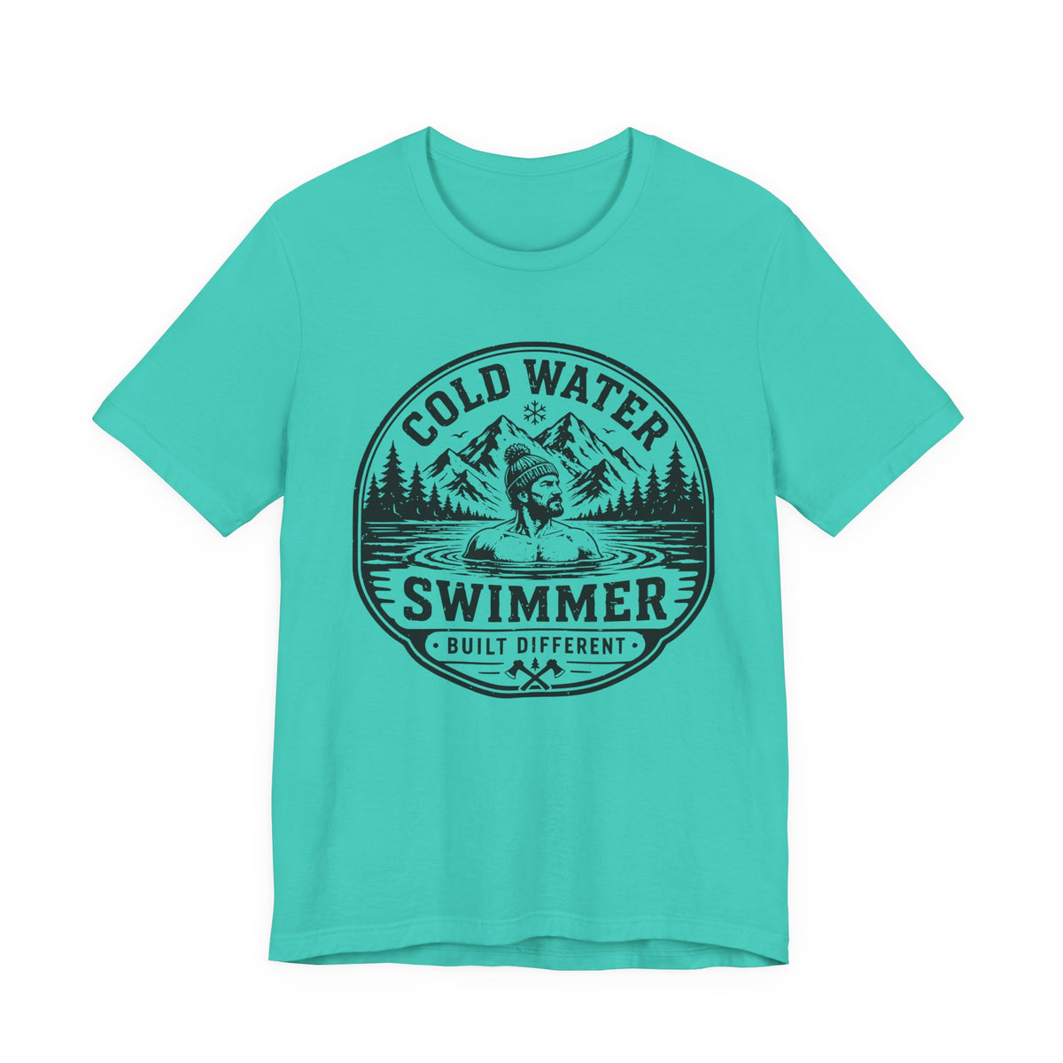 Cold Water Swimmer - Built Different T Shirt