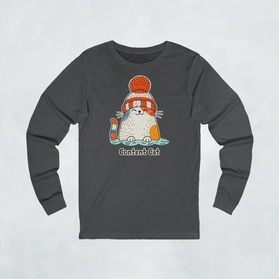 Content Cat Wild Swim Long Sleeve Tee