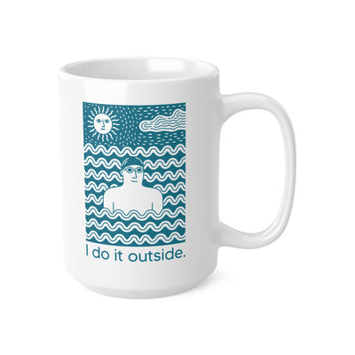 I Do It Outside -  man Mug