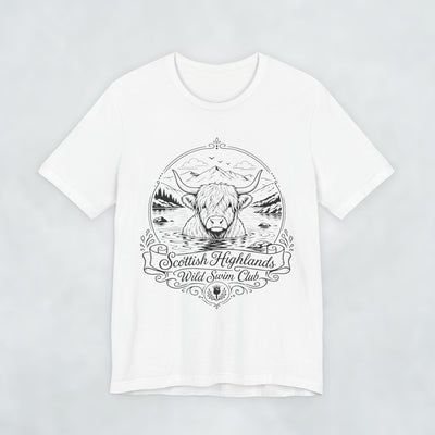 Scottish Highlands Wild Swim Club t shirt