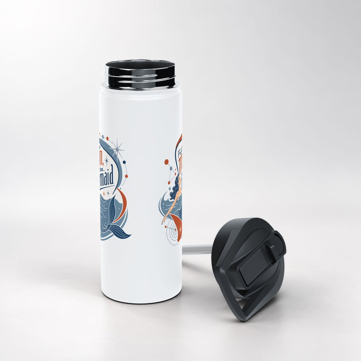 Full Time Mum Part Time Mermaid Insulated Bottle