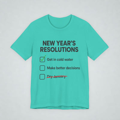 New Years Resolutions Wild Swim T Shirt