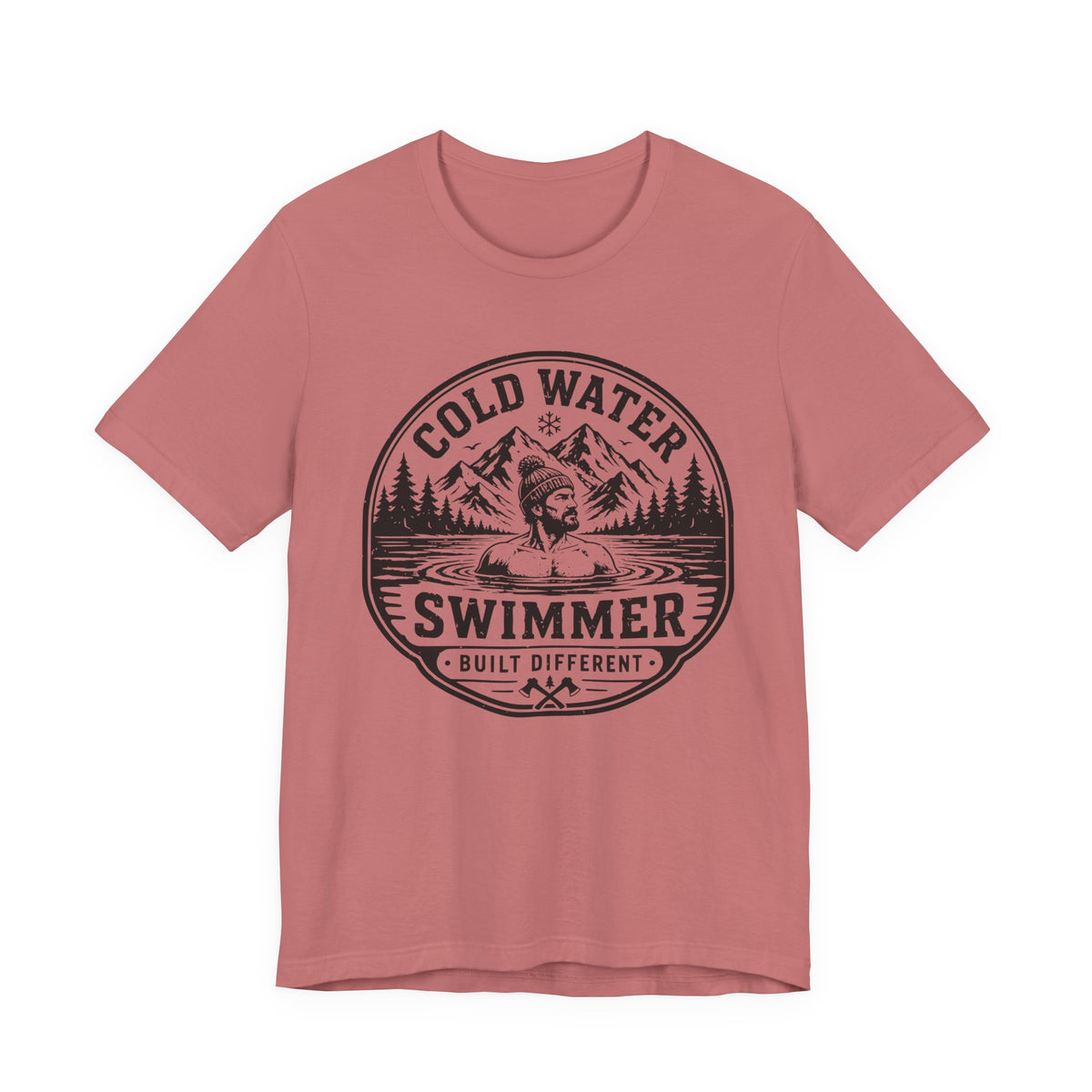 Cold Water Swimmer - Built Different T Shirt