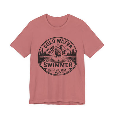 Cold Water Swimmer - Built Different T Shirt